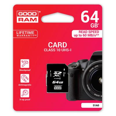 Карта пам'яті Goodram 64GB SDXC calss 10 UHS-I (S1A0-0640R11) - зображення 2