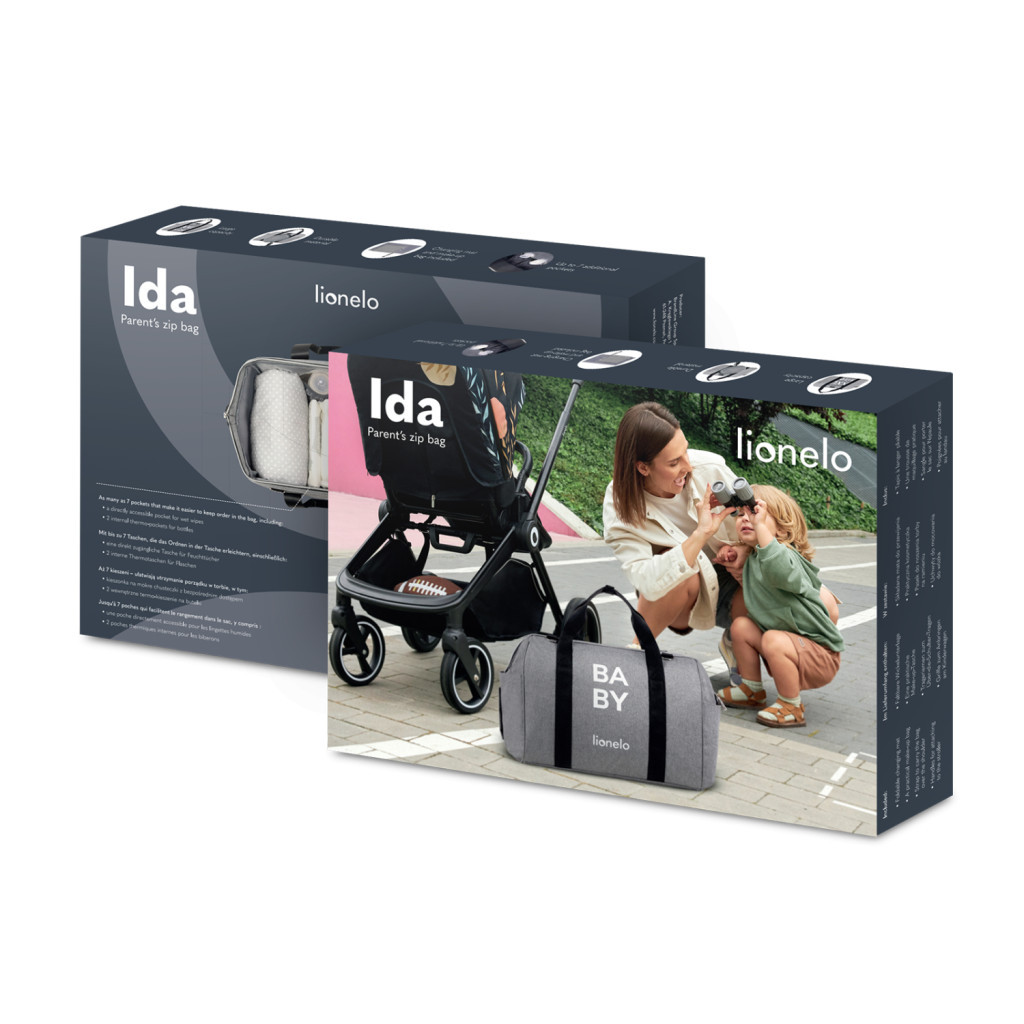 Сумка для мами Lionelo Ida BLACK ONYX (LO-IDA BLACK ONYX) - зображення 7