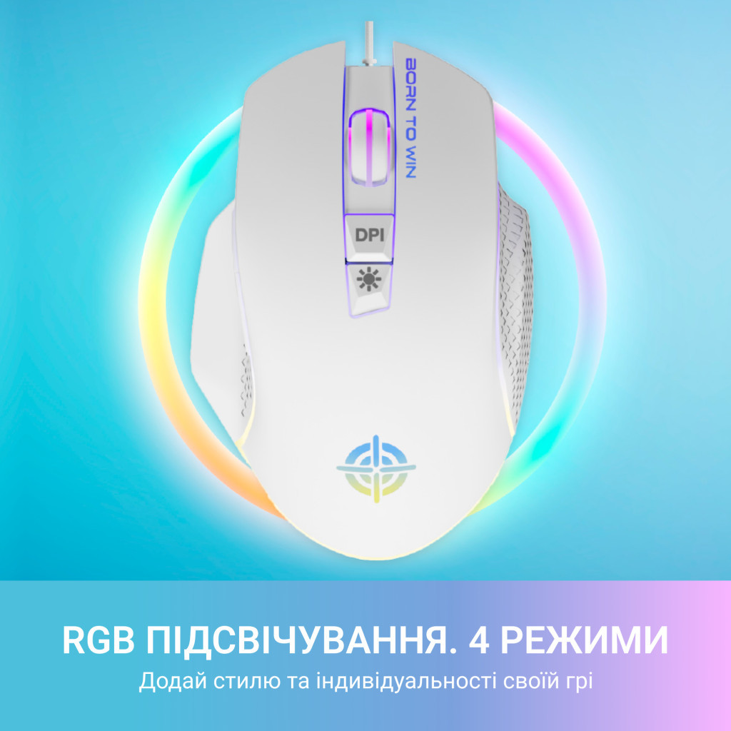 Мишка GamePro GM370 USB White (GM370) - зображення 6