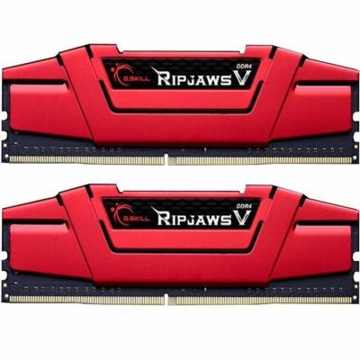 Модуль пам'яті для комп'ютера DDR4 16GB (2x8GB) 2800 MHz RipjawsV Red G.Skill (F4-2800C15D-16GVRB) - зображення 1