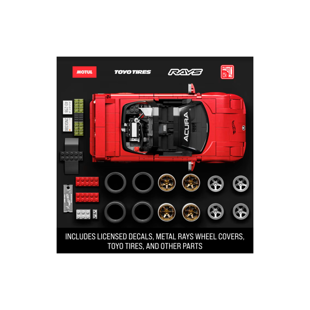 Конструктор Mattel Brick Shop Hot Wheels Elite Acura 876 деталей (JFT17) - зображення 3