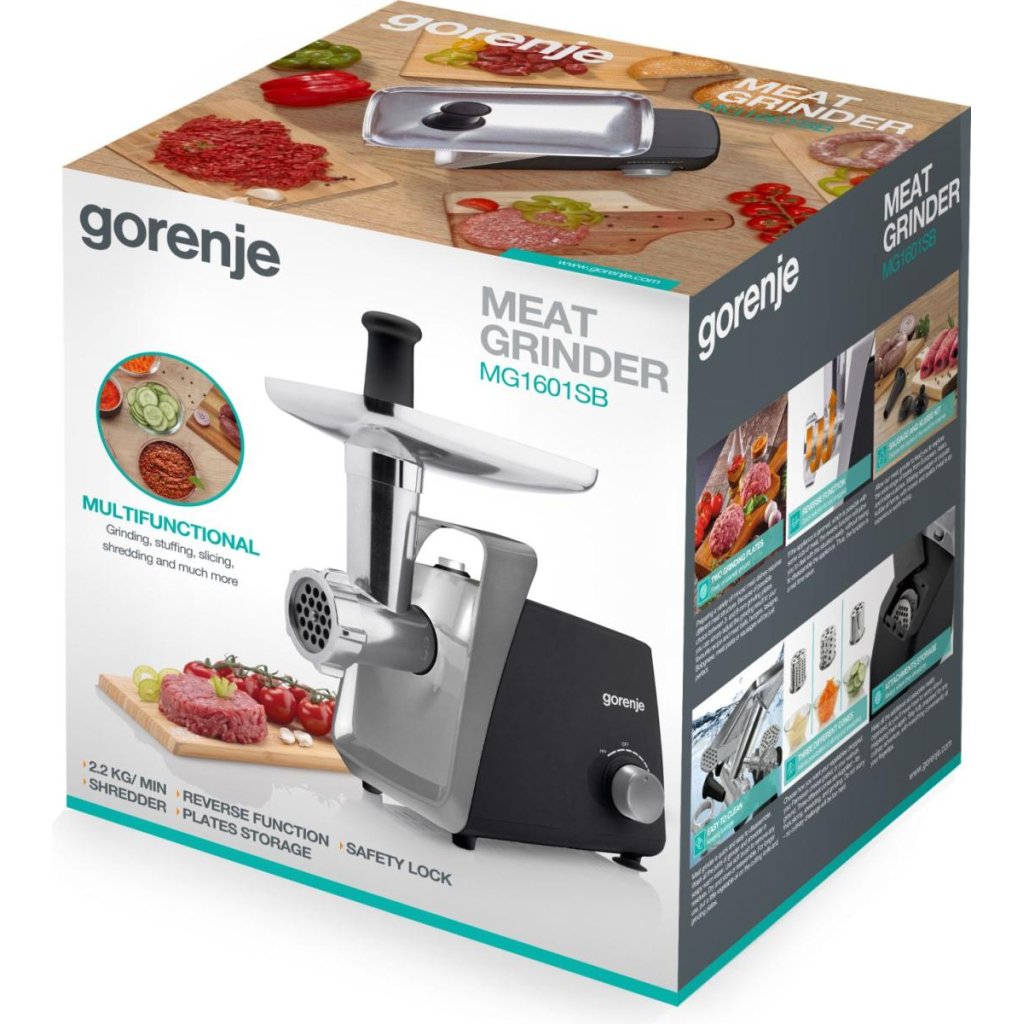 М'ясорубка Gorenje MG1601SB - зображення 4