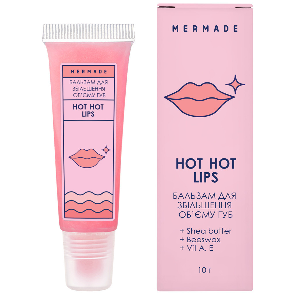 Бальзам для губ Mermade Hot Hot Lips Для збільшення об'єму губ 10 г (4820241302093) - зображення 1