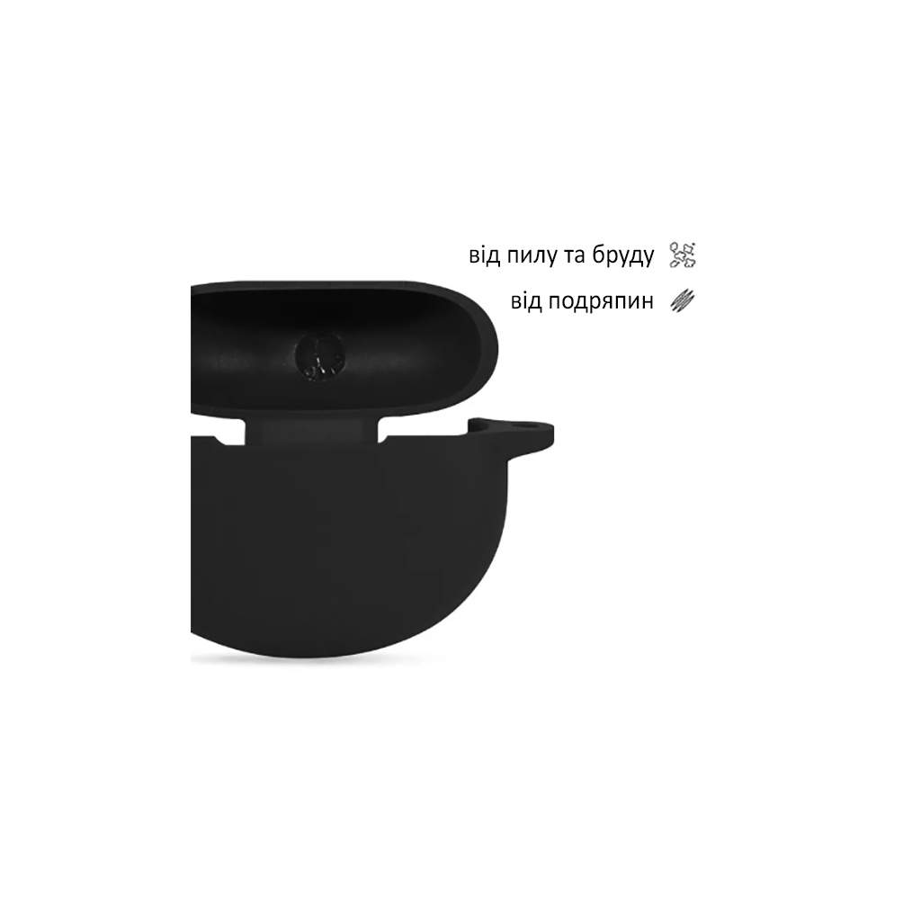 Чохол для навушників BeCover Silicon для Xiaomi Redmi Buds 4 Active Black (710176) - зображення 3