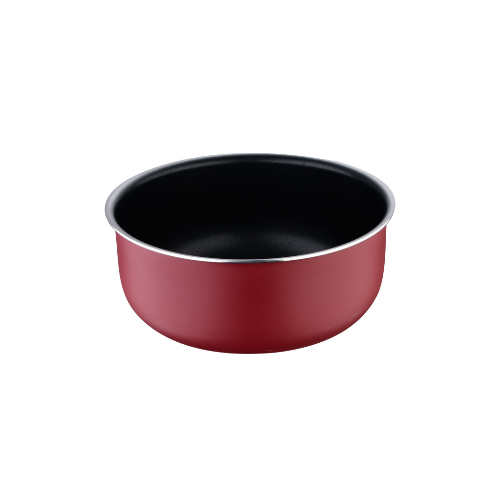 Ківш Bergner Click & cook, набір зі знімною ручкою 16/18/20 см, 4 предмети (BG-31608-RD) - зображення 4