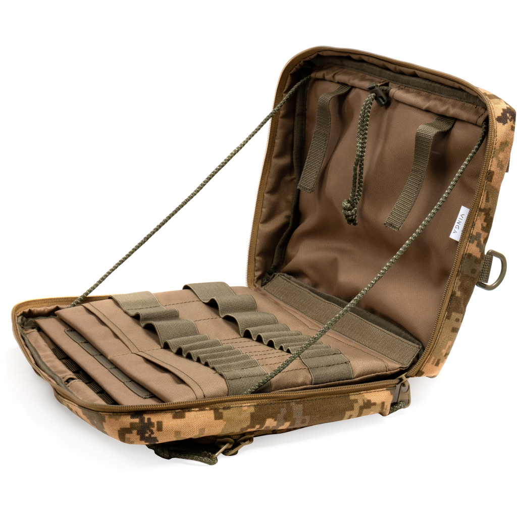 Чохол до планшета Vinga Tactical Military universal 12-13" MOLLE, Cordura 1000, pixel (VTB13UTMCP) - зображення 6