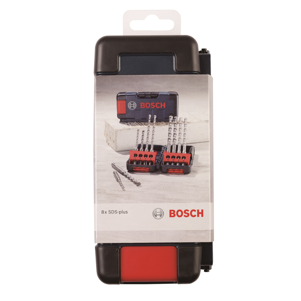 Набір бурів Bosch ударних по бетону SDS-Plus-3, 5-10мм, 8шт (2.607.019.903) - изображение 3