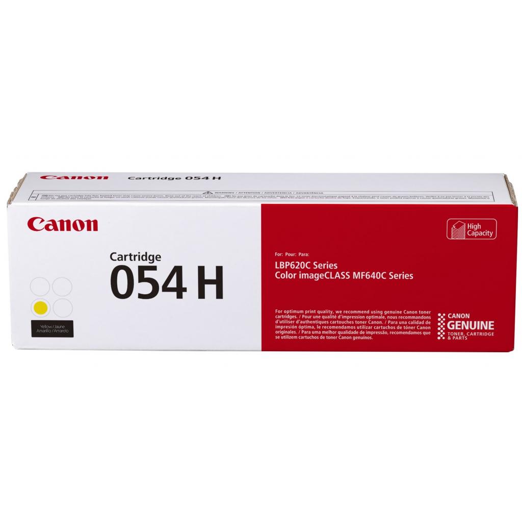 Картридж Canon 054 Yellow 1.2K (3021C002) - зображення 1