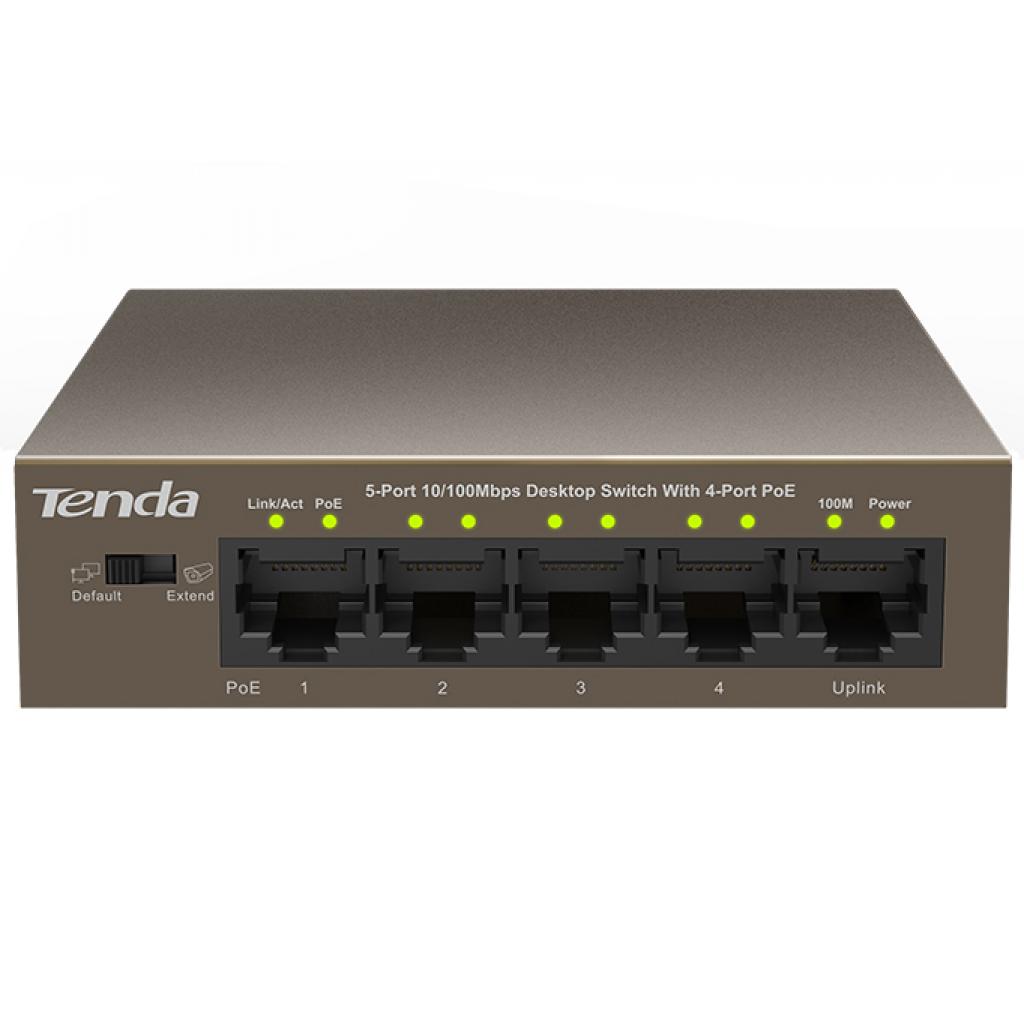 Комутатор мережевий Tenda TEF1105P - зображення 1