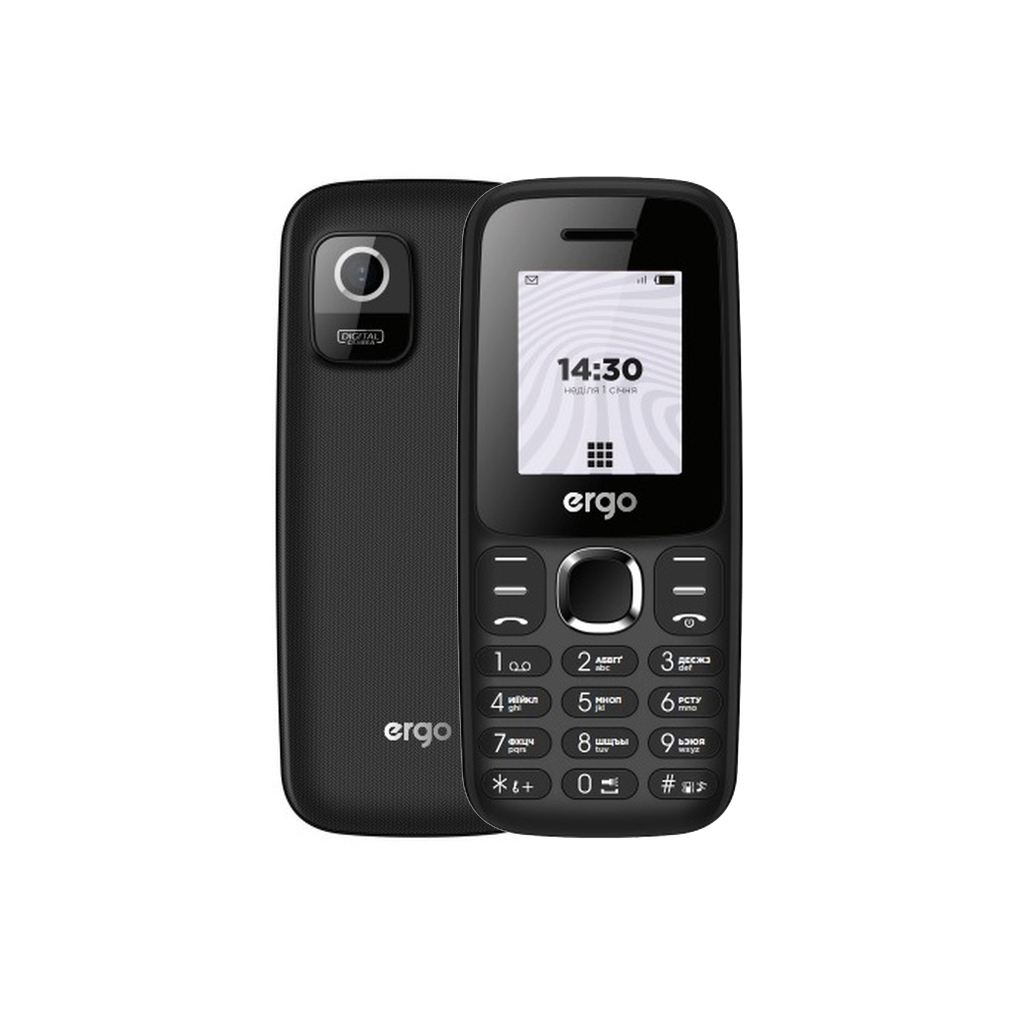 Мобільний телефон Ergo B184 Black - зображення 1