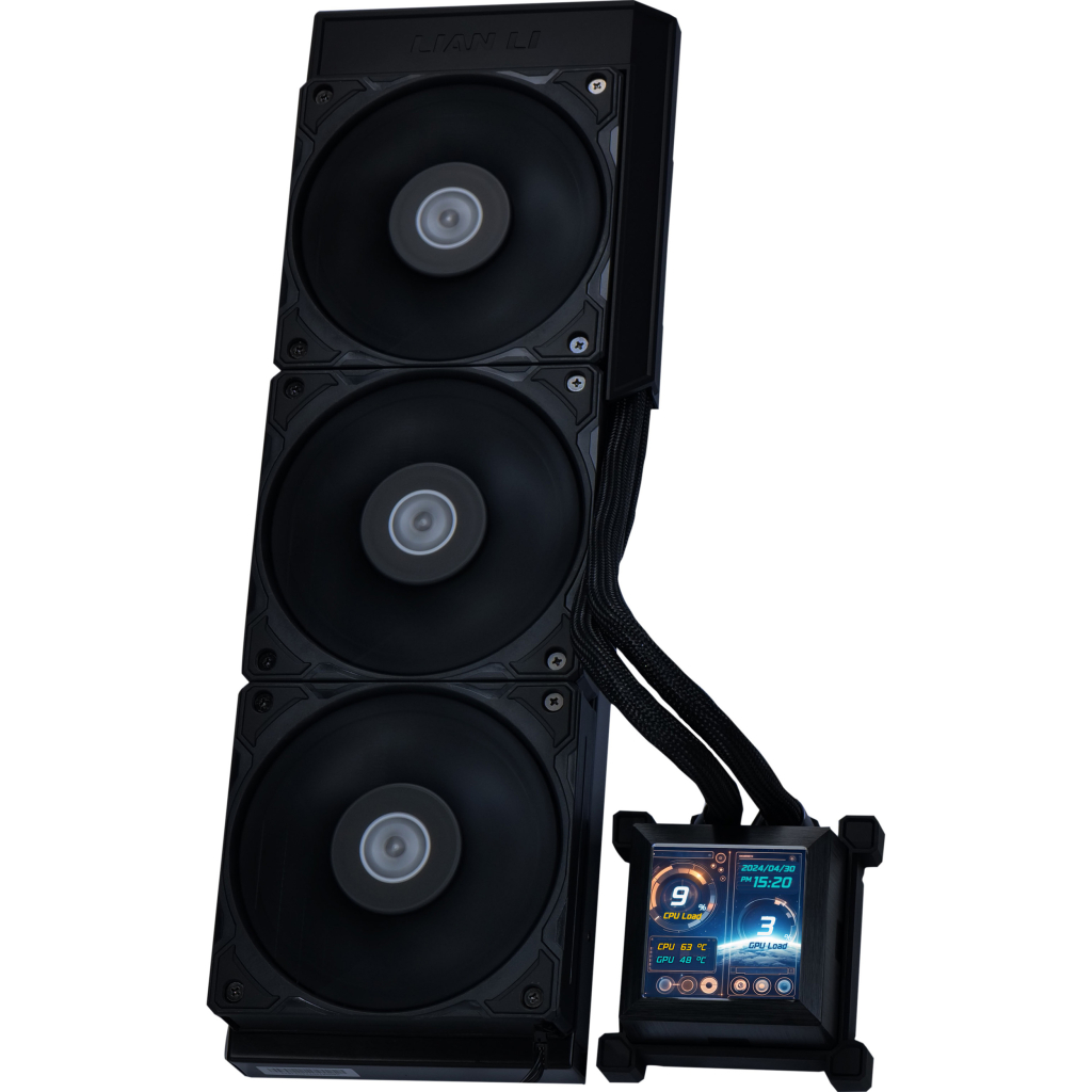 Система рідинного охолодження Lian Li HydroShift LCD 360S, Black (G89.GHSLCD36SB.00) - зображення 2