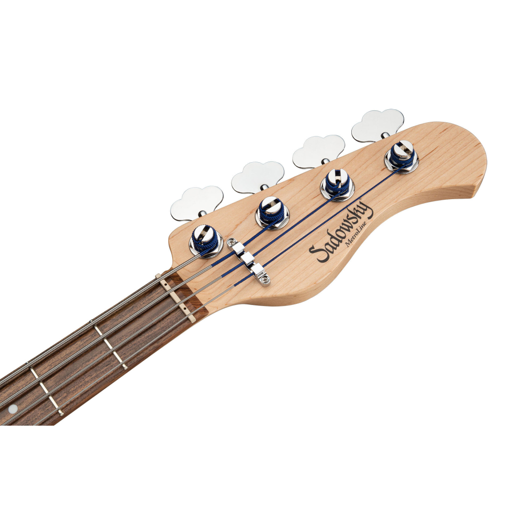 Бас-гітара Sadowsky MetroLine 21-Fret Vintage J/J Bass Alder 4-String - Solid Olympic White High Polish (SML21VJ4 28 ALD FR) - зображення 6