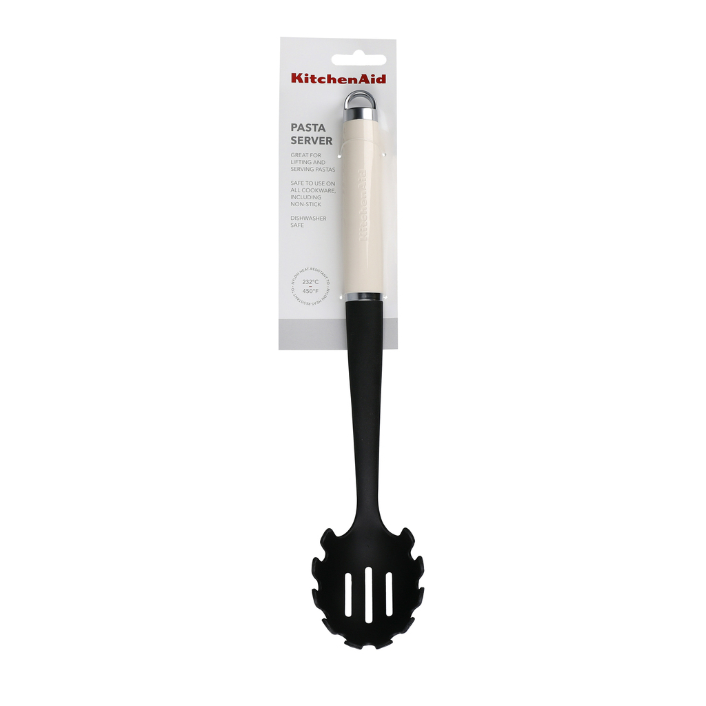 Ложка кухарська KitchenAid Coreline для спагеті, 35 см, кремова (KAG005OHACE) - зображення 4