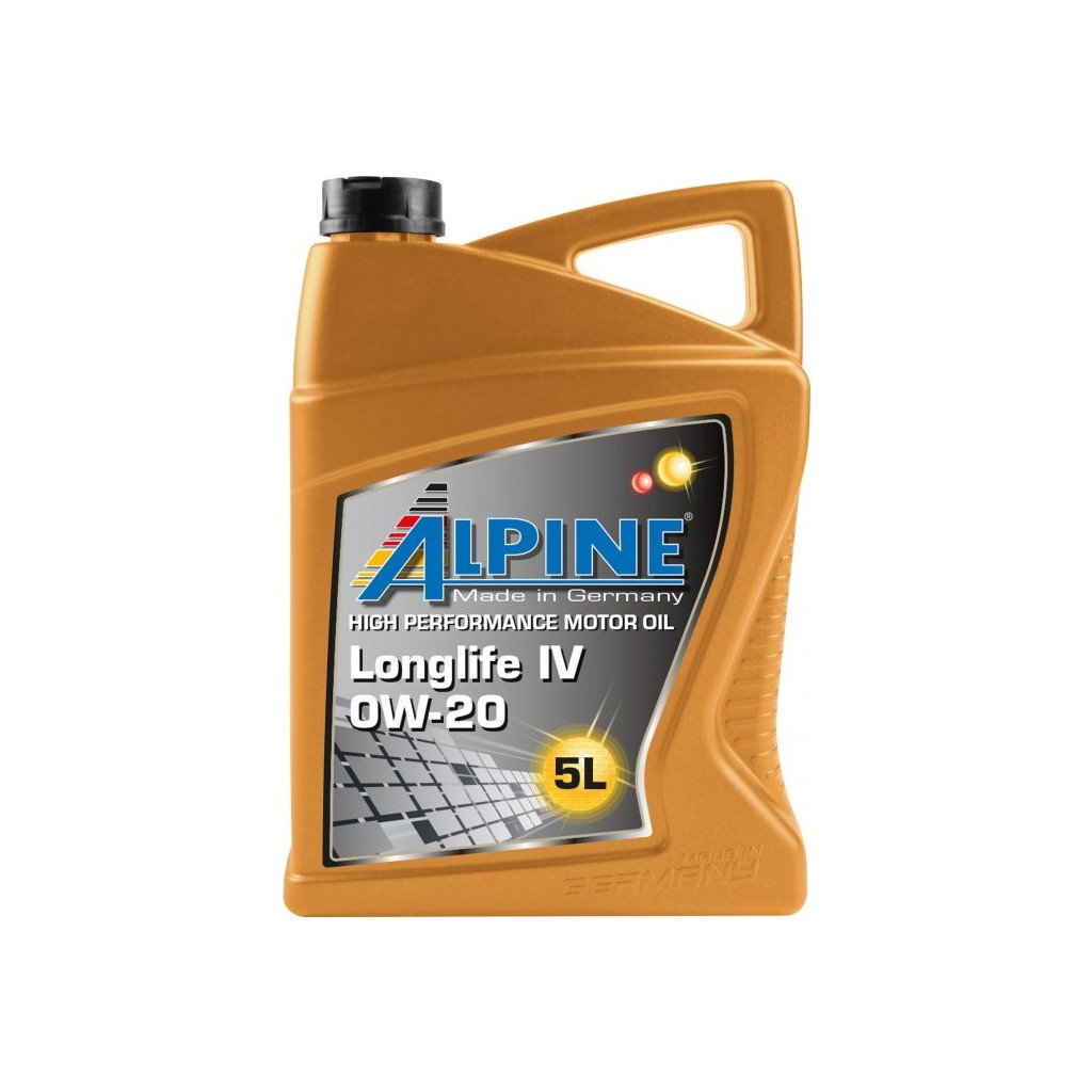 Моторна олива Alpine 0W-20 Longlife IV 5л (1460-5) - зображення 1