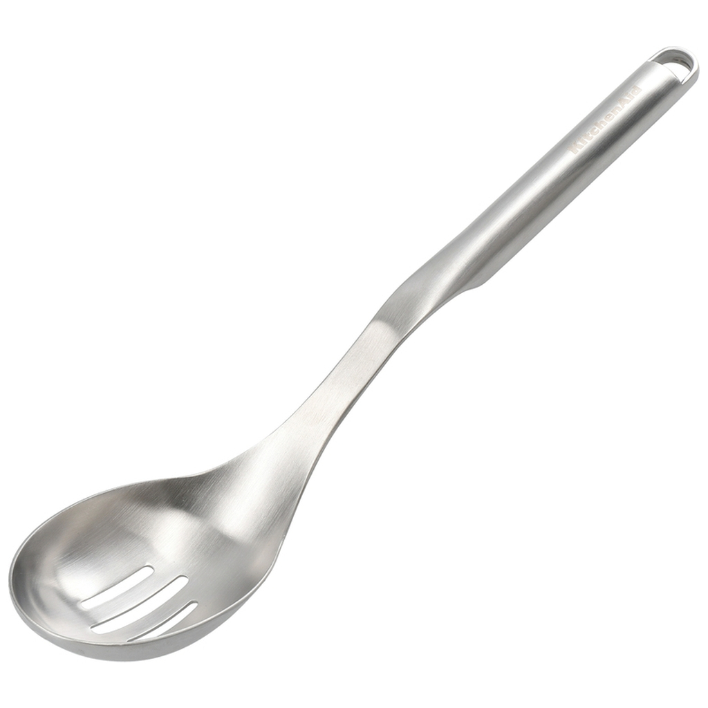 Ложка кухарська KitchenAid Premium з прорізами, 33,8 см (KMG004OHSS) - зображення 1
