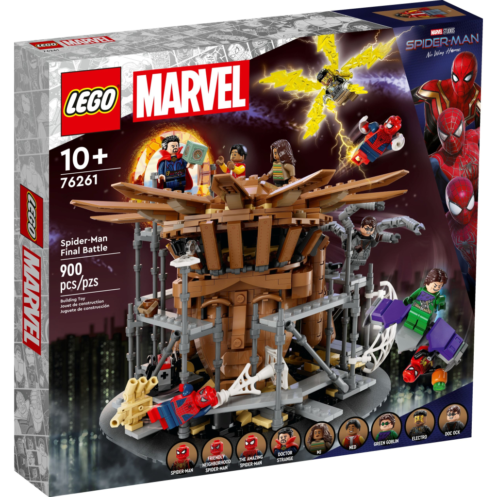 Конструктор LEGO Marvel Вирішальний бій Людини-Павука 900 деталей (76261) - зображення 1