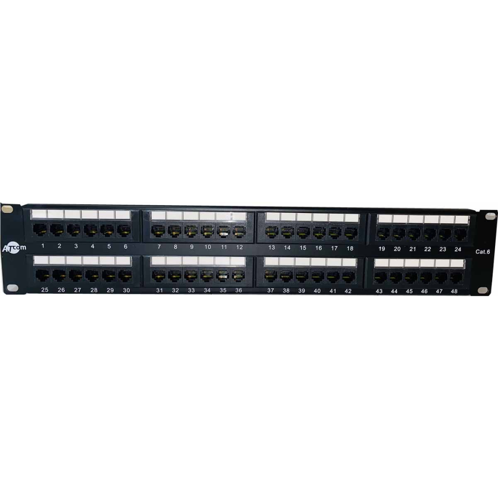 Патч-панель Atcom 19" 48 портов UTP (P5148) - изображение 1