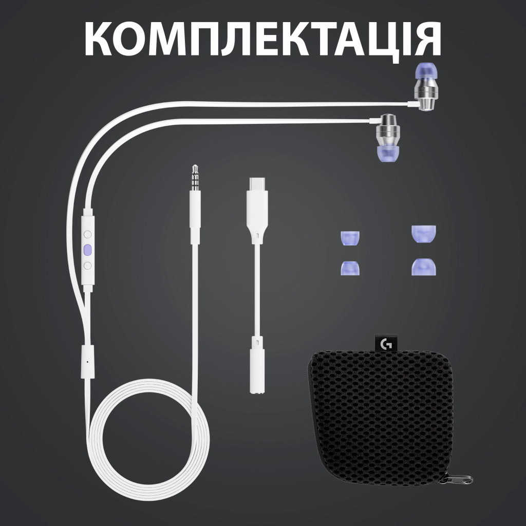 Навушники Logitech G333 White (981-000930) - зображення 9