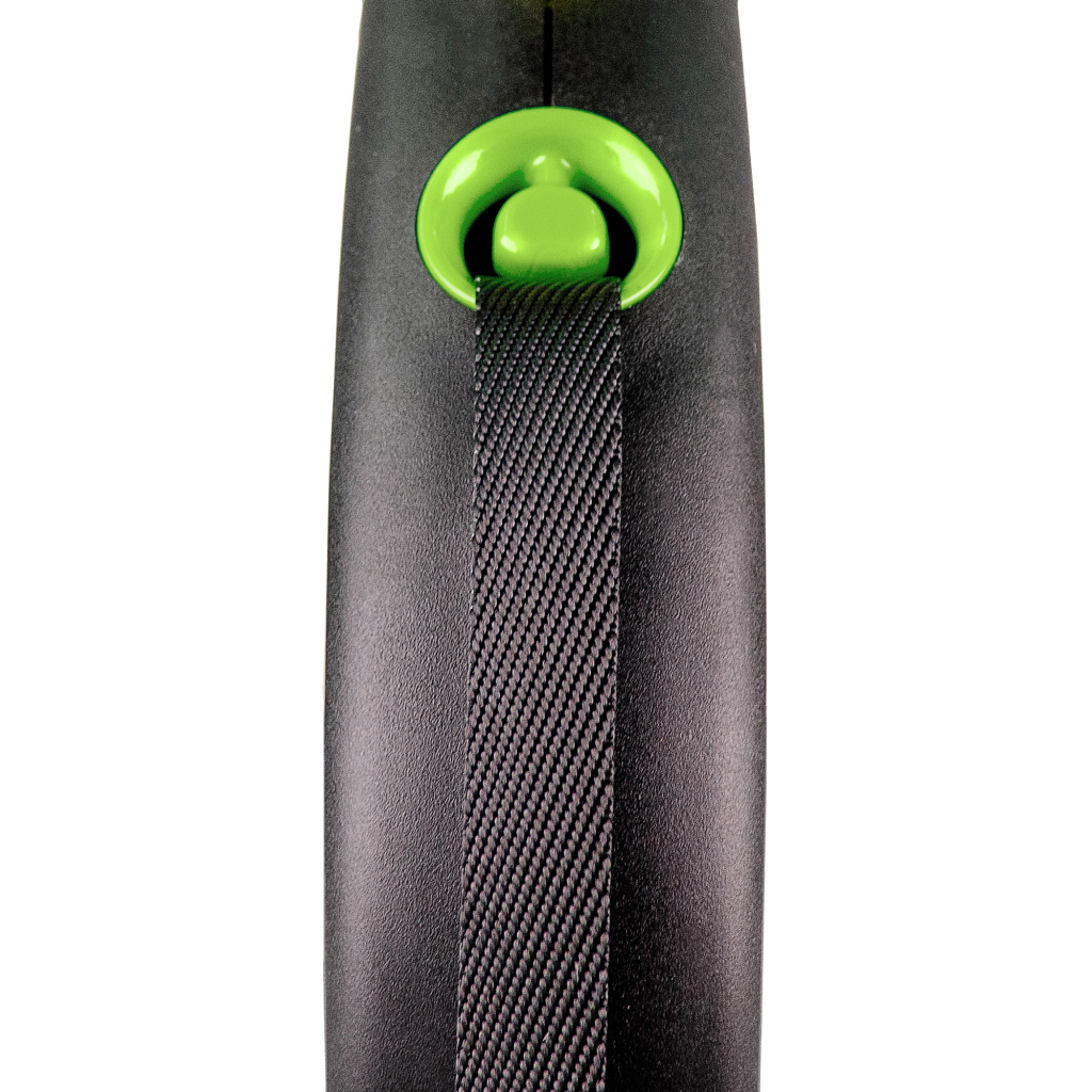 Повідець для собак Flexi Black Design S стрічка 5 м (зелений) (4000498033920) - зображення 2