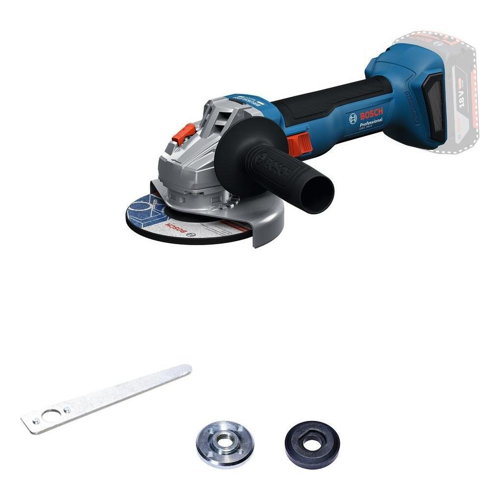 Шліфувальна машина Bosch GWS 18V-8 125мм, 11000об/хв, 1.6кг (без АКБ та ЗП) (0.601.9N9.000) - зображення 2