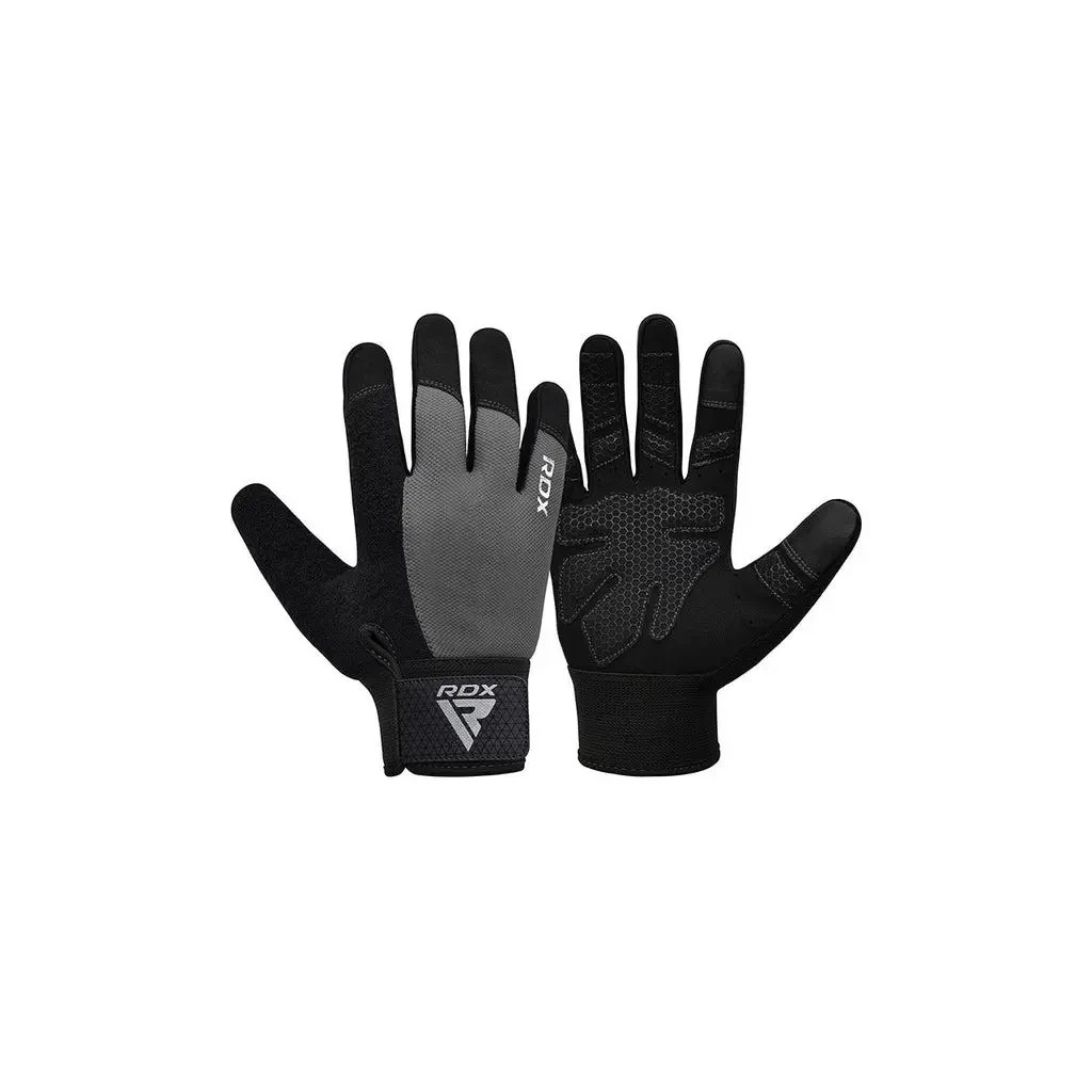Рукавички для фітнесу RDX W1 Full Finger Plus Grey M (WGA-W1FG-M+) - зображення 2