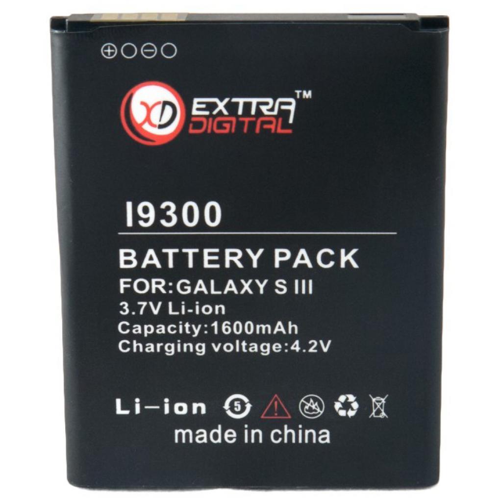 Акумуляторна батарея Extradigital Samsung GT-i9300 Galaxy S3 (BMS6313) - зображення 1