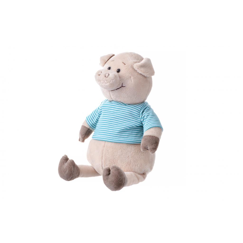 М'яка іграшка Same Toy Свинка в тільняшці (голубий) 35 см (THT715) - зображення 1