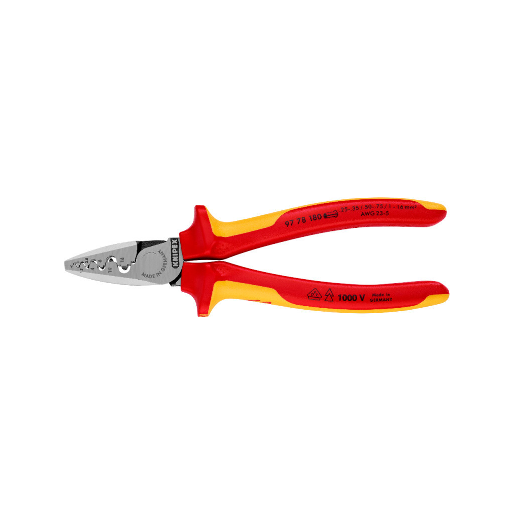 Затиск для клем KNIPEX для тонкостінних контактних гільз (97 78 180) - зображення 2
