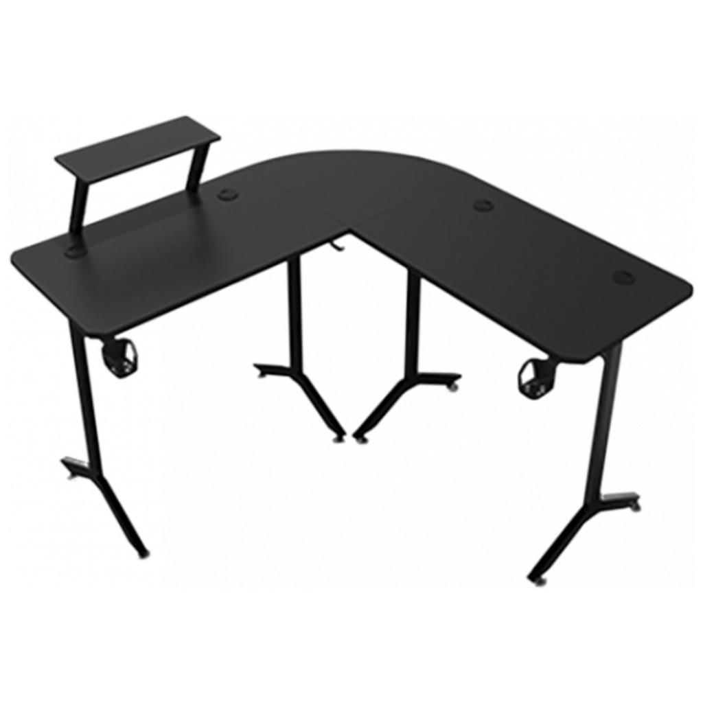 Комп'ютерний стіл GT Racer GT Racer T-1247 (146x146x60x73) Black (T-1247 (146x146x60x73) Black) - зображення 1