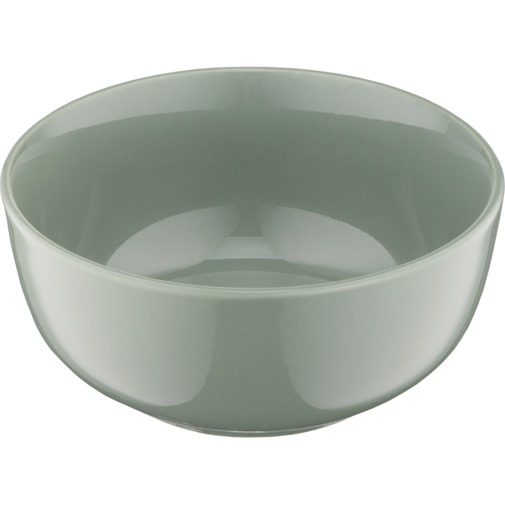 Салатник Ardesto Capri 510мл, 13.8см, порцеляна, зелений (AR0514CG) - зображення 2