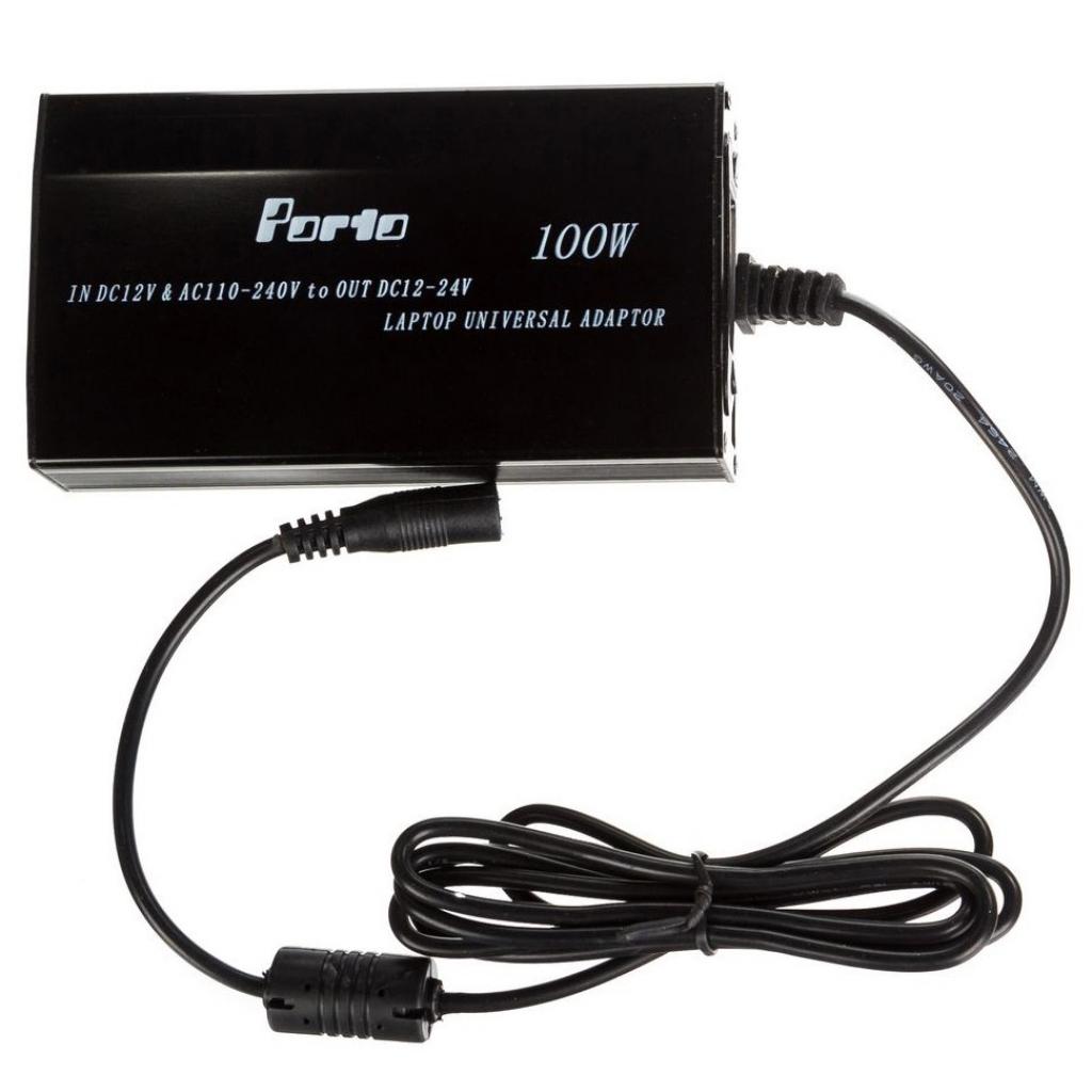 Блок живлення до ноутбуку Porto 100W, DC 15-24V (рег), 5A max, + USB 5V,1A, + автомобильный (MN-505K) - зображення 3
