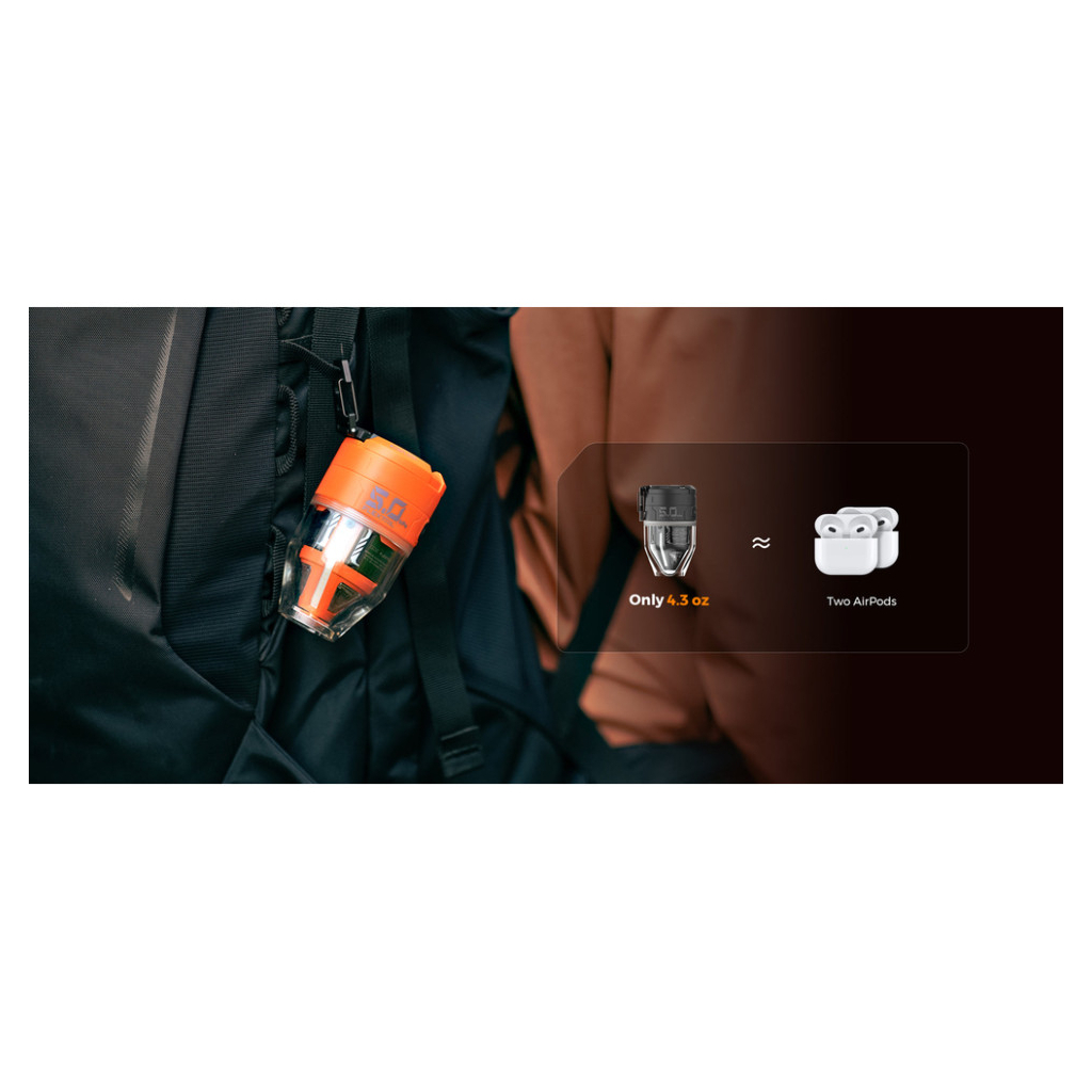 Ліхтар Flextail Max Pump 3 з функцією насосу чорний (MP3G650-BK-i) - зображення 4