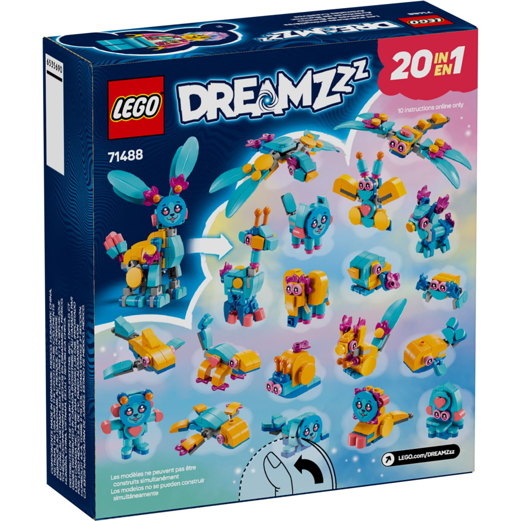Конструктор LEGO DREAMZzz Творчі тваринні пригоди Бунчу (71488) - зображення 5