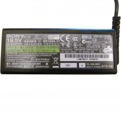 Блок живлення до ноутбуку Sony 40W 19.5V 2.0A разъем 6.5/4.4 (pin inside) (VGP-AC19V40) - зображення 2