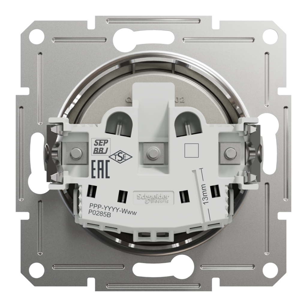 Розетка Schneider Electric ASFORA без заземлення бронза (EPH3000169) - изображение 8