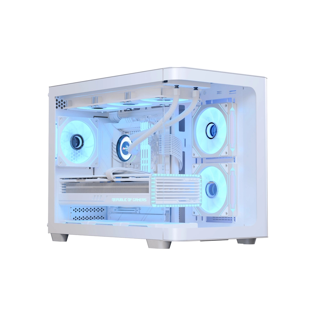 Корпус AeroCool P300C-G-WT-v1 White (ACCS-PN02033.21) - зображення 1