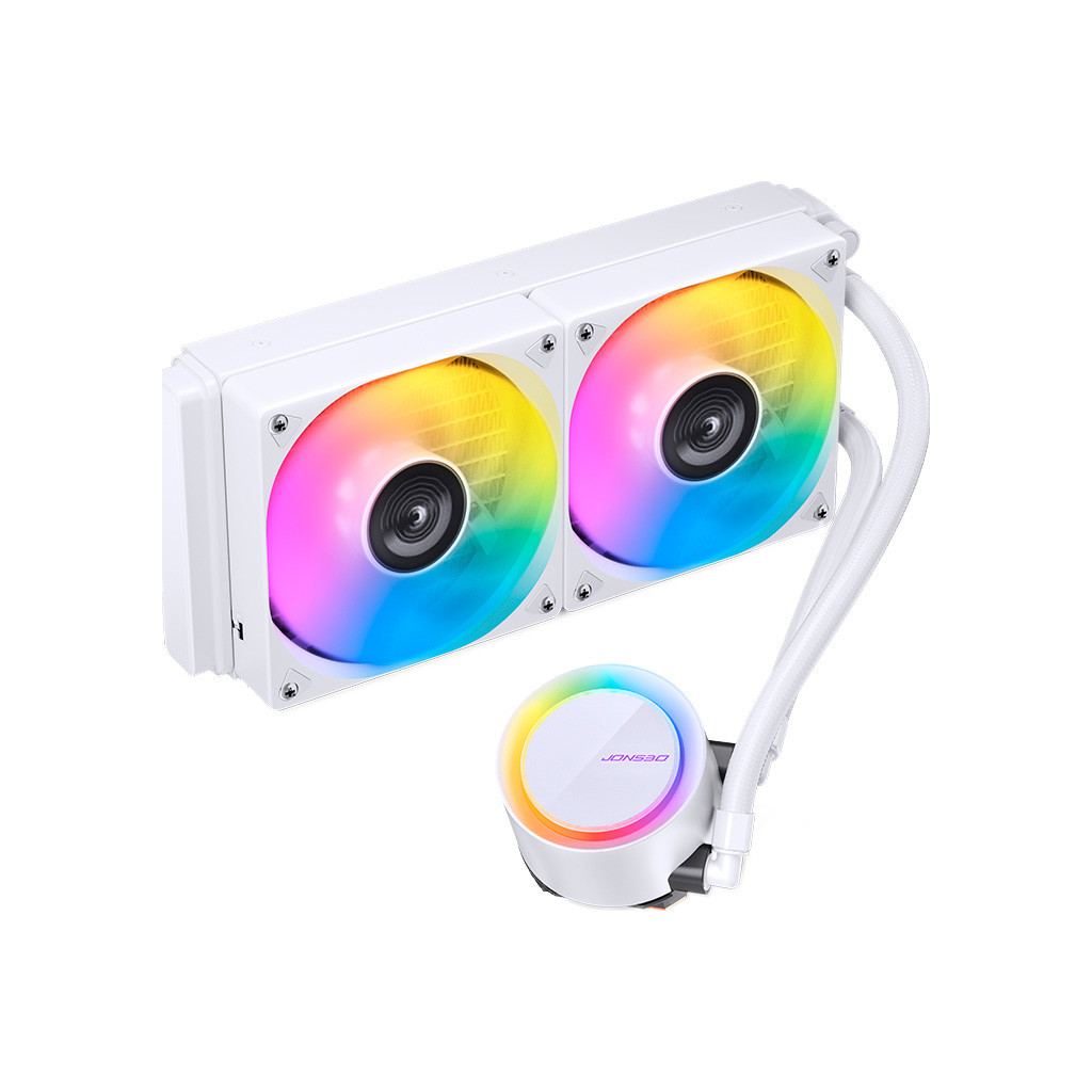 Система рідинного охолодження JONSBO TG-240 White - зображення 3