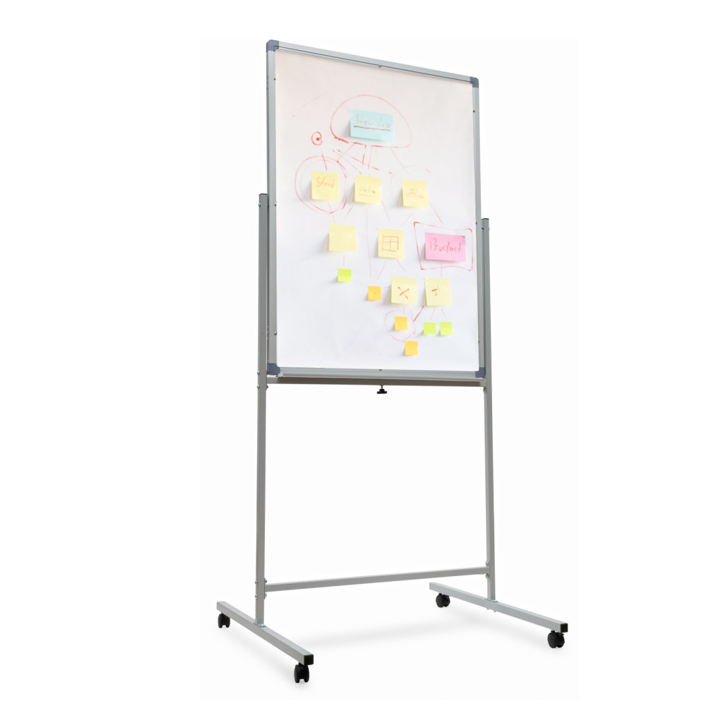 Фліпчарт Sector 75х100см, двосторонній магнітний, крейдяно-маркерний (KM-07510) - зображення 3