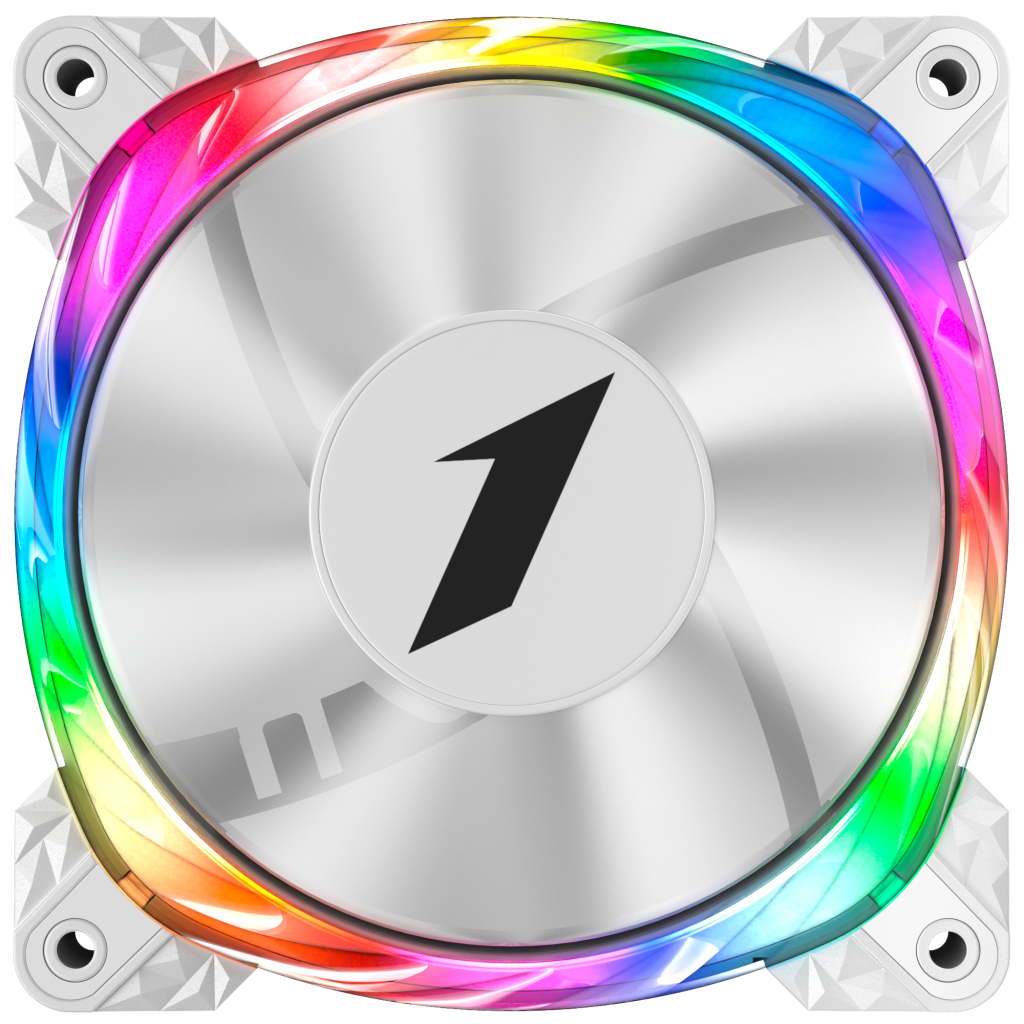 Кулер до корпусу 1stPlayer FS7 White (FS7-WH-1IN1) - зображення 1