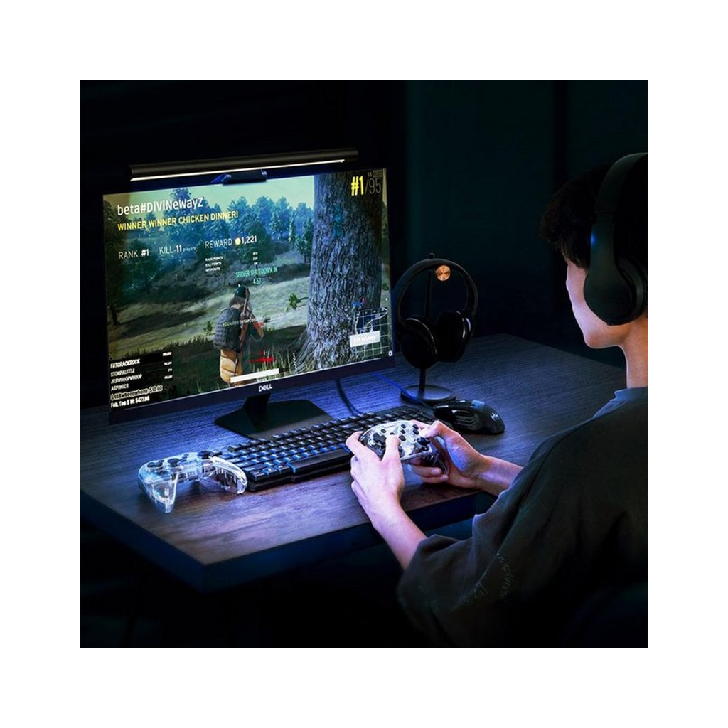 Настільна лампа Baseus на монітор i-wok Series USB Asymmetric Light Source Screen Hanging Light (fighting) Pro Black (DGIWK-P01) - зображення 7