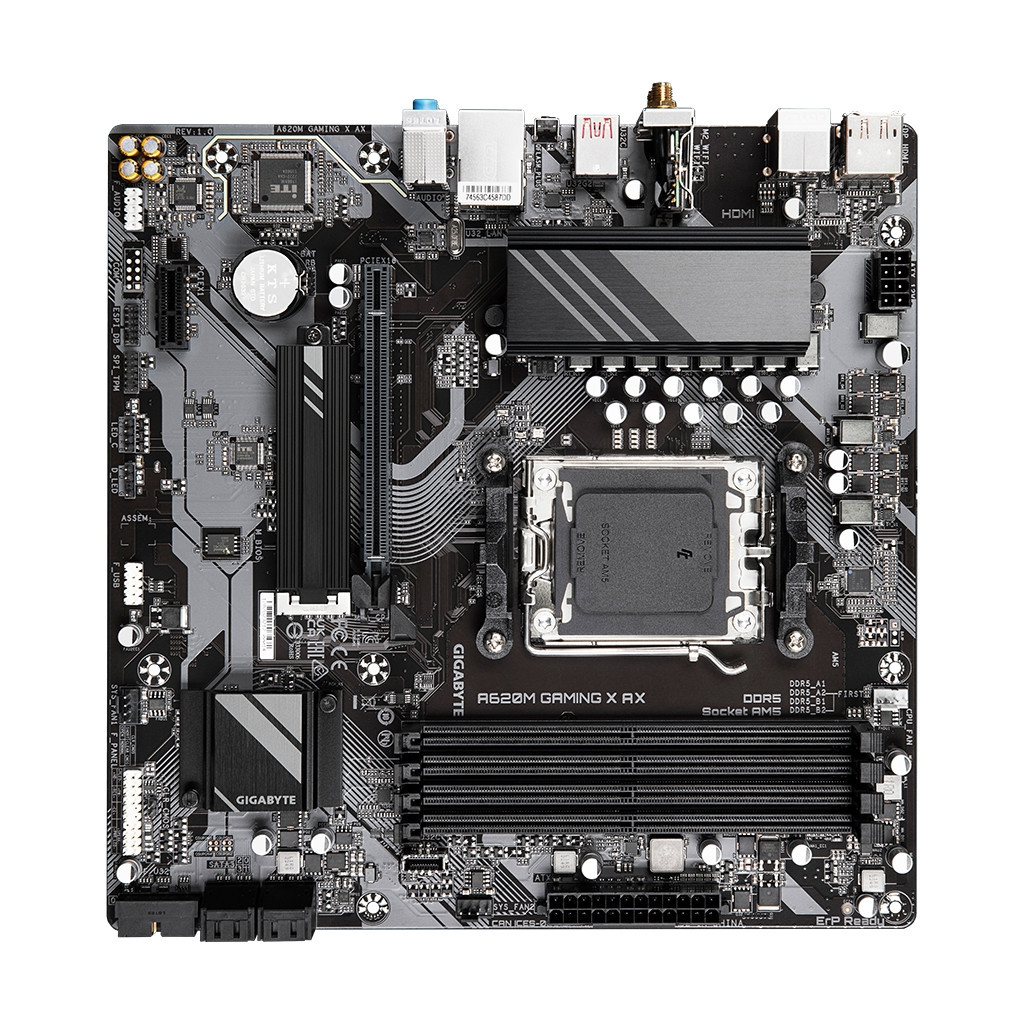 Материнська плата GIGABYTE A620M GAMING X AX - зображення 4