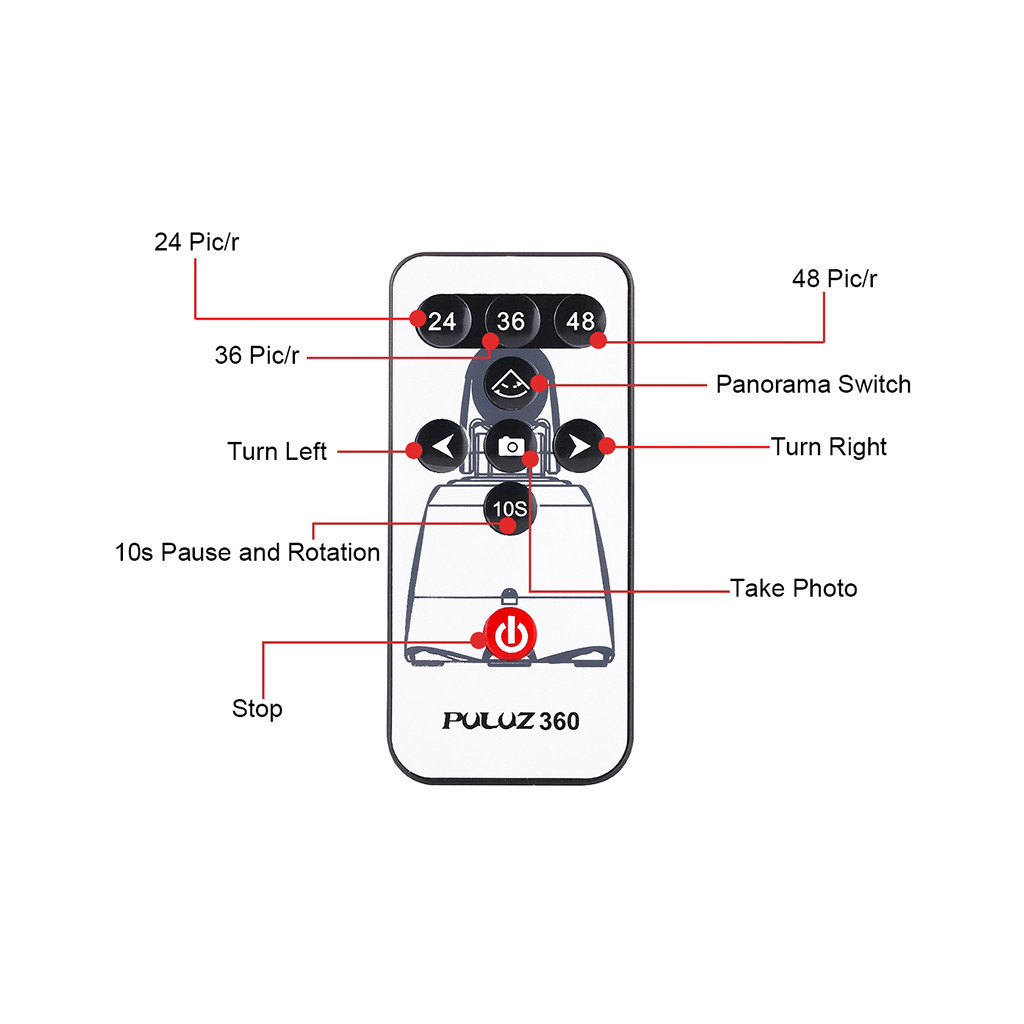 Голова штативна Puluz PU360R red (PU360R) - зображення 6