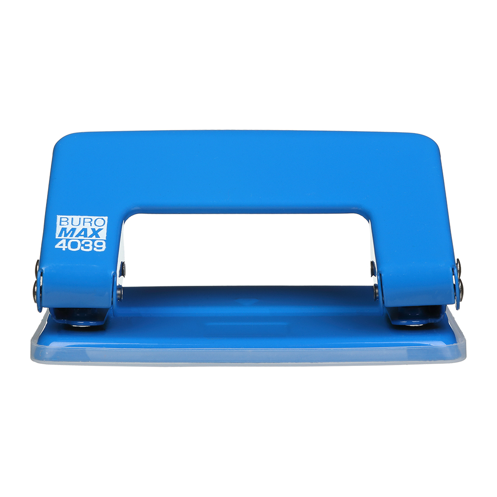 Діркопробивач Buromax металевий JOBMAX, до 10 аркушів, 100 х 55 х 50 мм, синій (BM.4039-02) - зображення 4