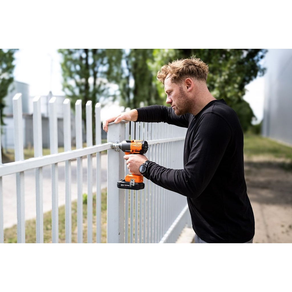 Гайковерт Neo Tools Energy+ 18V, безщітковий, 2400об/хв, 850Нм, 1/2", 3 швидкості, 1.8кг (без АКБ та ЗП) (04-608) - изображение 2