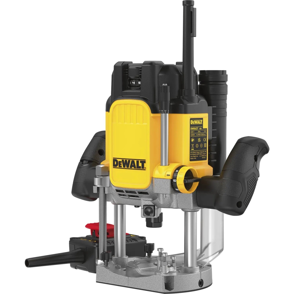Фрезер DeWALT 9000 - 22000 об/хв, цанговий патрон 12 мм, пульт ДК, кейс TSTAK (DWE627KT) - изображение 3