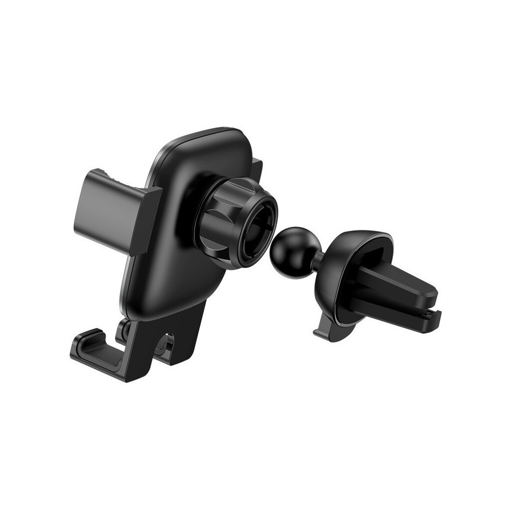 Універсальний автотримач Baseus Cube Gravity Vehicle-mounted Holder, black (SUYL-FK01) - зображення 2