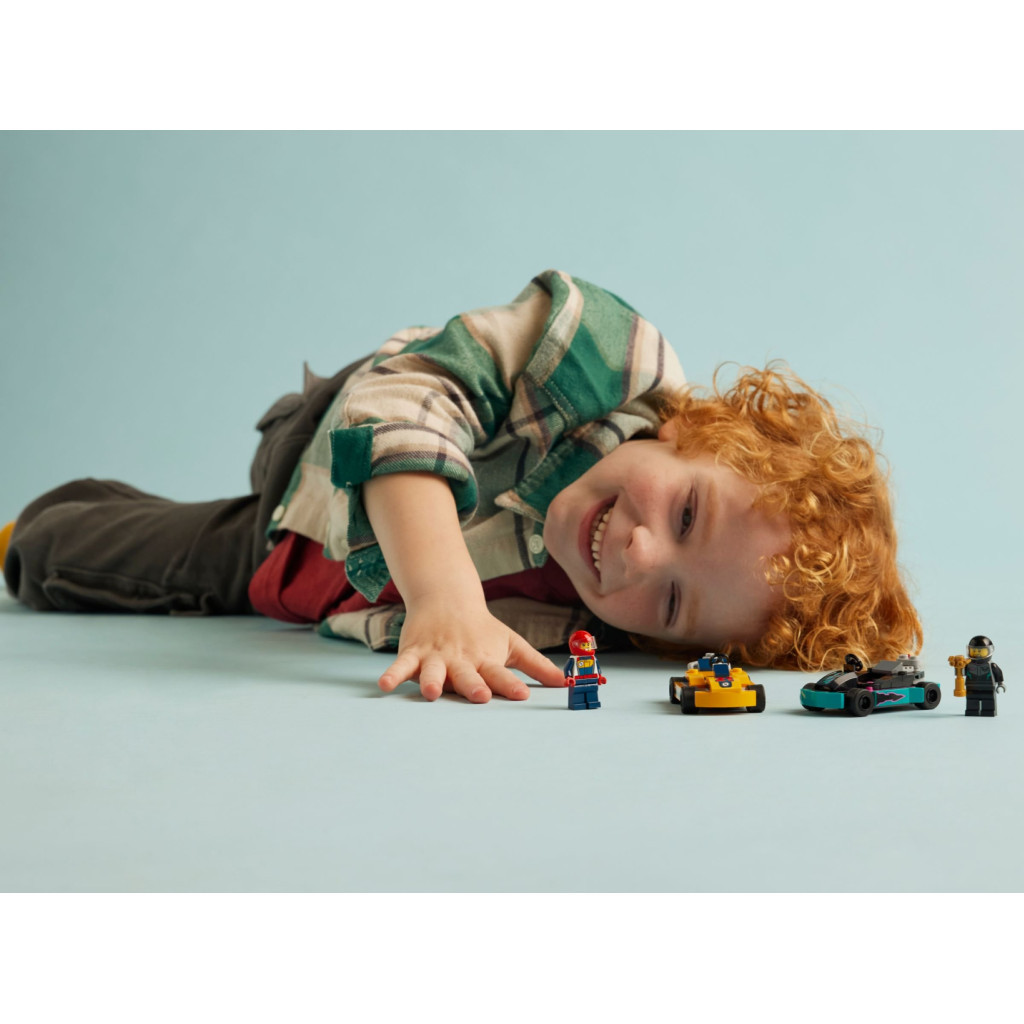 Конструктор LEGO City Картинг і гонщики 99 деталей (60400) - зображення 8