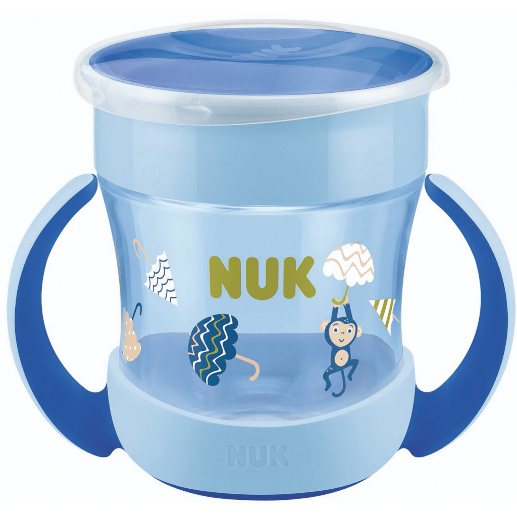 Поїльник-непроливайка Nuk Evolution Mini Magic 160 мл Синій (3952385) - зображення 1