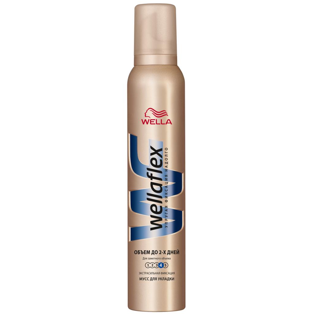 Мус для волосся WellaFlex Объем до 2х дней Экстрасильная фиксация 200 мл (4056800674138) - зображення 1