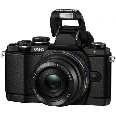 Цифровий фотоапарат Olympus E-M10 Pancake Zoom 14-42 mm Kit black (V207023BE000) - зображення 6